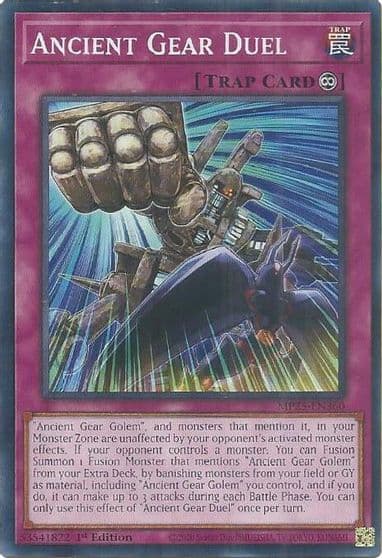 Ancient Gear Duel 2025 Mega-Pack Yu-Gi-Oh! card