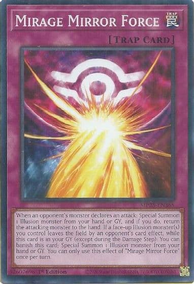 Mirage Mirror Force 2025 Mega-Pack Yu-Gi-Oh! card