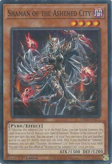 Shaman of the Ashened City 2025 Mega-Pack Yu-Gi-Oh! card