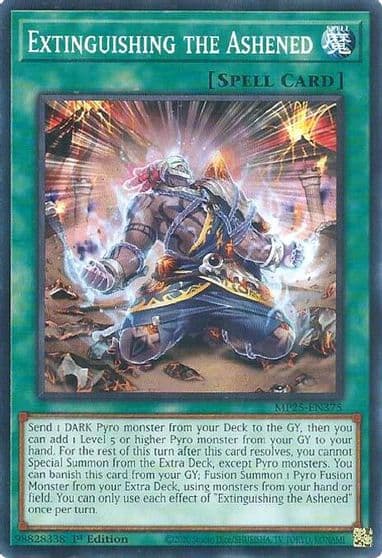 Extinguishing the Ashened 2025 Mega-Pack Yu-Gi-Oh! card