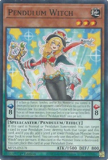 Pendulum Witch 2025 Mega-Pack Yu-Gi-Oh! card
