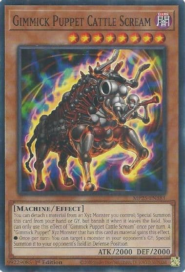 Gimmick Puppet Cattle Scream 2025 Mega-Pack Yu-Gi-Oh! card