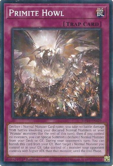 Primite Howl 2025 Mega-Pack Yu-Gi-Oh! card