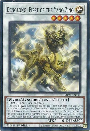 Denglong First of the Yang Zing 2025 Mega-Pack Yu-Gi-Oh! card