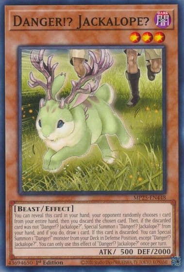 Danger Jackalope 2025 Mega-Pack Yu-Gi-Oh! card