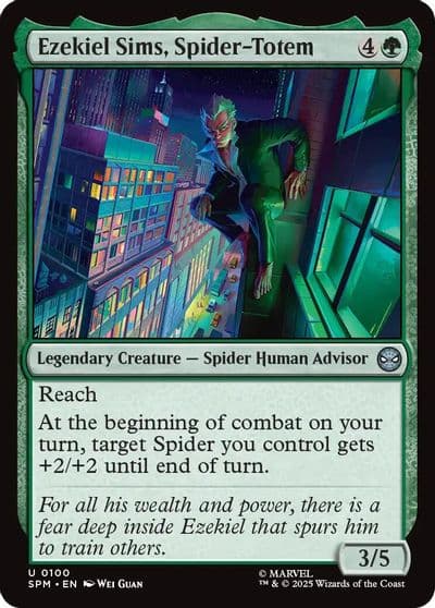 Ezekiel Sims Spider Totem Marvel's Spider-Man Magic card