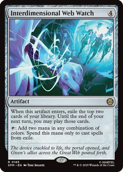 Interdimensional Web Watch Marvel's Spider-Man Magic card