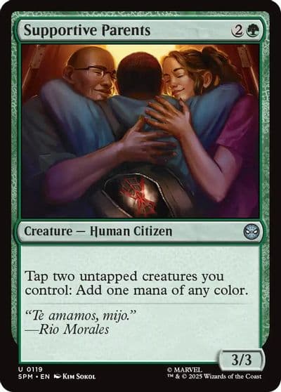 Supportive Parents Marvel's Spider-Man Magic card