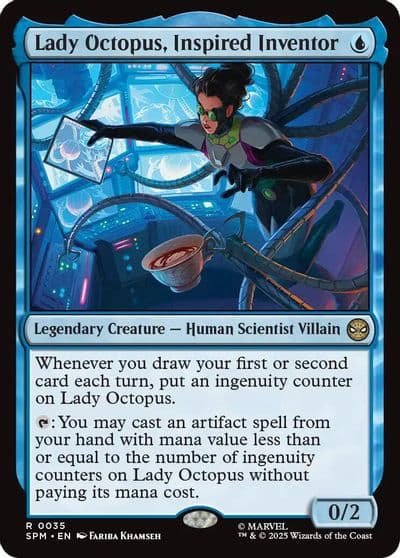 Lady Octopus Inspired Inventor Marvel's Spider-Man Magic card