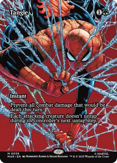 Tangle Borderless Marvel Universe Eternal-Legal Magic card