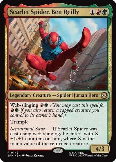 Scarlet Spider Ben Reilly Marvel's Spider-Man Magic card