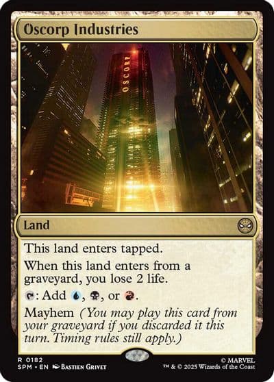 Oscorp Industries Marvel's Spider-Man Magic card