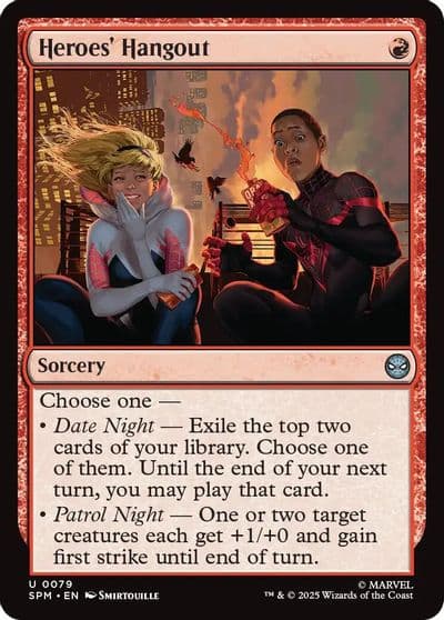 Heroes Hangout Marvel's Spider-Man Magic card