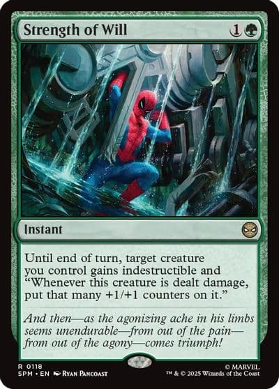 Strength of Will Marvel's Spider-Man Magic card