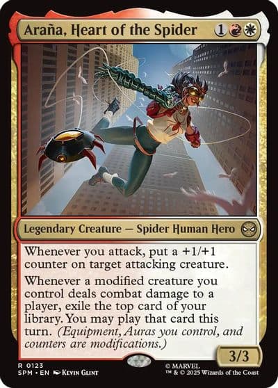 Arana Heart of the Spider Marvel's Spider-Man Magic card