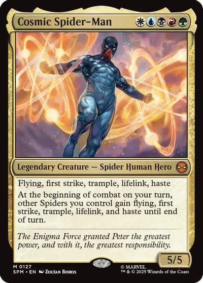 Cosmic Spider Man Marvel's Spider-Man Magic card
