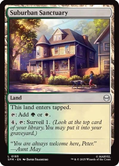 Suburban Sanctuary Marvel's Spider-Man Magic card
