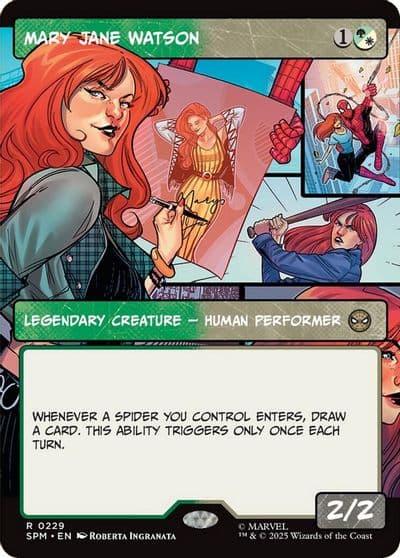 Mary Jane Watson Borderless Marvel's Spider-Man Magic card