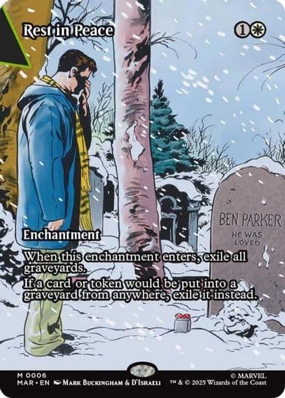 Rest in Peace Borderless Marvel Universe Eternal-Legal Magic card