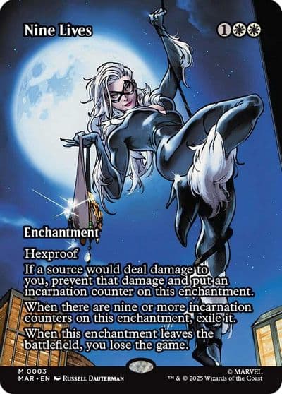 Nine Lives Borderless Marvel Universe Eternal-Legal Magic card