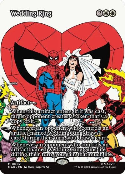 Wedding Ring Borderless Marvel Universe Eternal-Legal Magic card