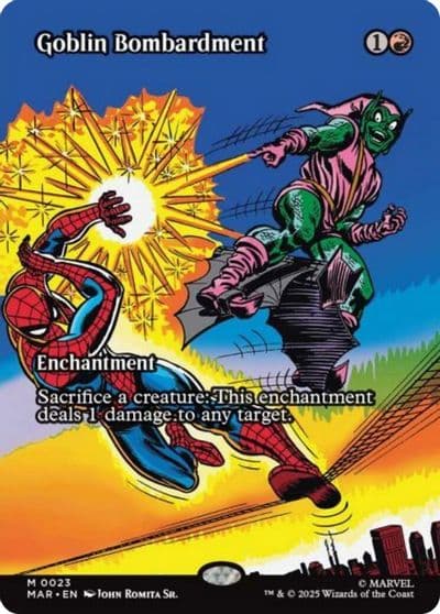 Goblin Bombardment Borderless Marvel Universe Eternal-Legal Magic card