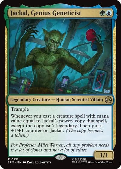 Jackal Genius Geneticist Marvel's Spider-Man Magic card