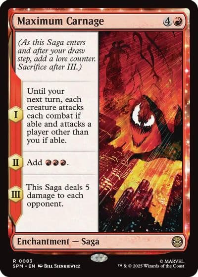 Maximum Carnage Marvel's Spider-Man Magic card