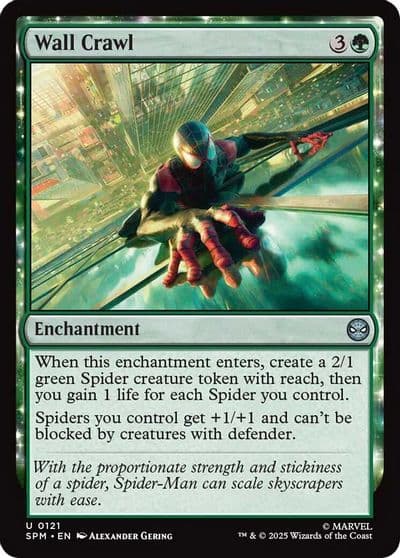 Wall Crawl Marvel's Spider-Man Magic card