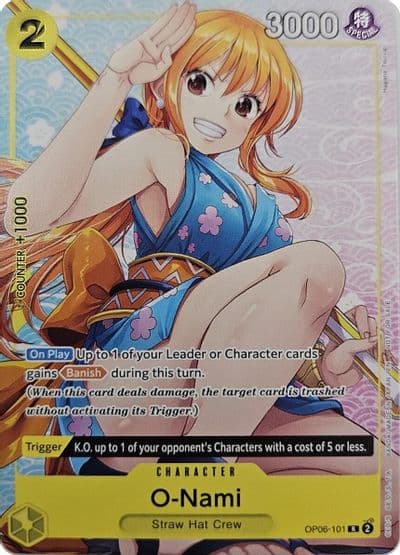 O Nami Welcome Pack Vol 2 One Piece Promotion Cards One Piece card