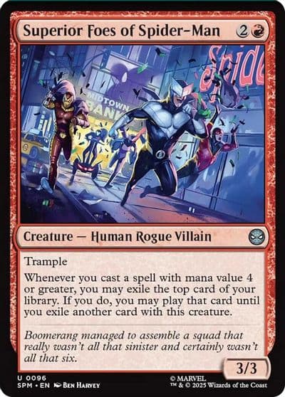Superior Foes of Spider Man Marvel's Spider-Man Magic card