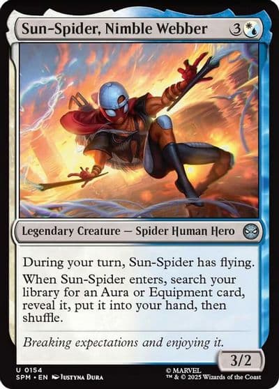 Sun Spider Nimble Webber Marvel's Spider-Man Magic card