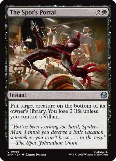 The Spots Portal Marvel's Spider-Man Magic card