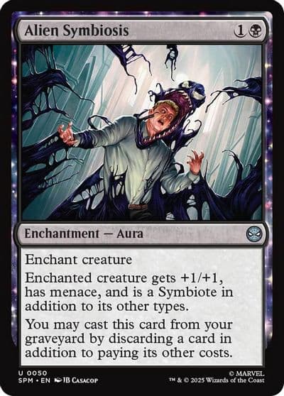 Alien Symbiosis Marvel's Spider-Man Magic card