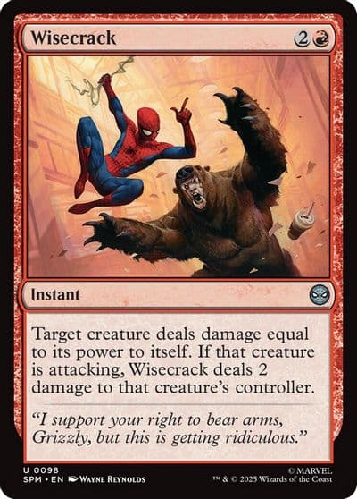 Wisecrack Marvel's Spider-Man Magic card