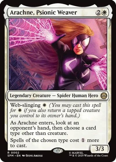 Arachne Psionic Weaver Marvel's Spider-Man Magic card