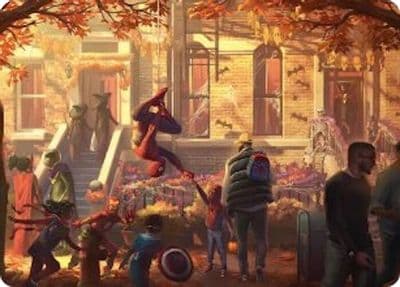 Friendly Neighborhood Art Card Art Series: Marvel's Spider-Man Magic card