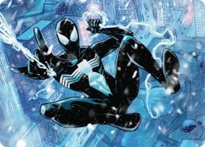 Spectacular Spider Man Black Art Card Art Series: Marvel's Spider-Man Magic card