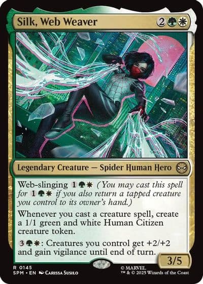 Silk Web Weaver Marvel's Spider-Man Magic card