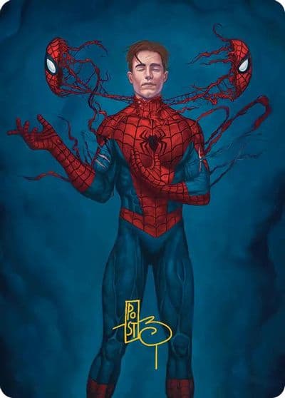 Secret Identity Art Card Gold Stamped Signature Art Series: Marvel's Spider-Man Magic card