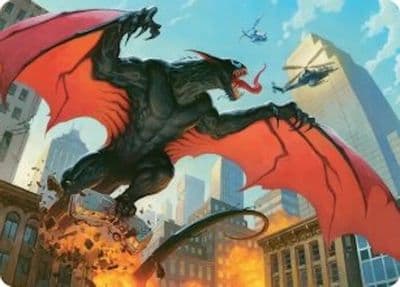 Grendel Spawn of Knull Art Card Art Series: Marvel's Spider-Man Magic card