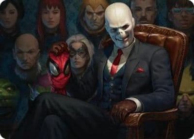 Chameleon Master of Disguise Art Card Art Series: Marvel's Spider-Man Magic card