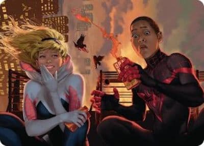 Heroes Hangout Art Card Art Series: Marvel's Spider-Man Magic card