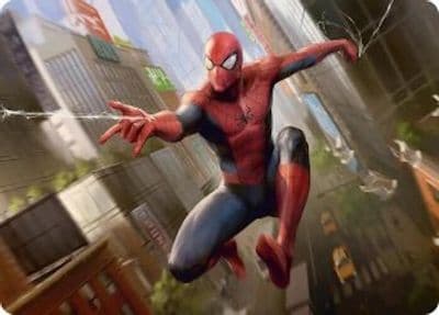 Amazing Spider Man Art Card 24 54 Art Series: Marvel's Spider-Man Magic card