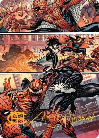 Maximum Carnage Art Card Gold Stamped Signature Art Series: Marvel's Spider-Man Magic card