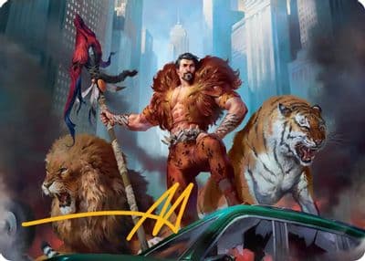 Kraven Proud Predator Art Card Gold Stamped Signature Art Series: Marvel's Spider-Man Magic card