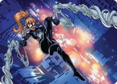 Arana Heart of the Spider Art Card Art Series: Marvel's Spider-Man Magic card