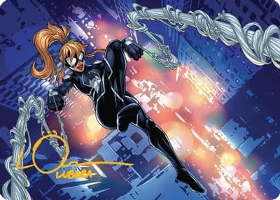 Arana Heart of the Spider Art Card Gold Stamped Signature Art Series: Marvel's Spider-Man Magic card