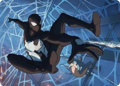 Symbiote Spider Man Art Card Art Series: Marvel's Spider-Man Magic card