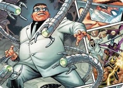 Doctor Octopus Master Planner Art Card 48 54 Art Series: Marvel's Spider-Man Magic card